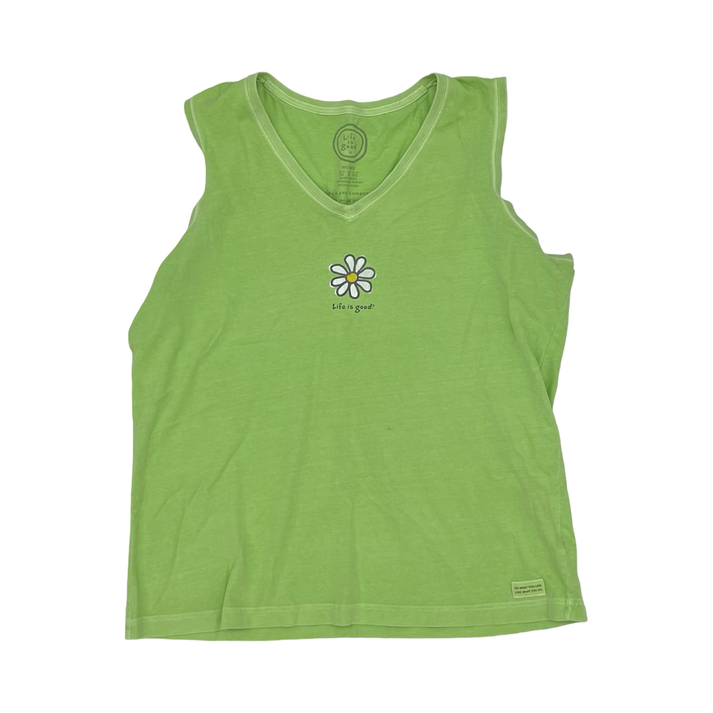 Tank Top By Life Is Good In Green, Size:Xl