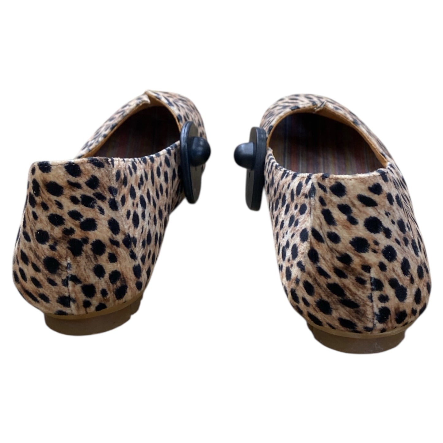 Shoes Flats By Born In Animal Print, Size:8.5