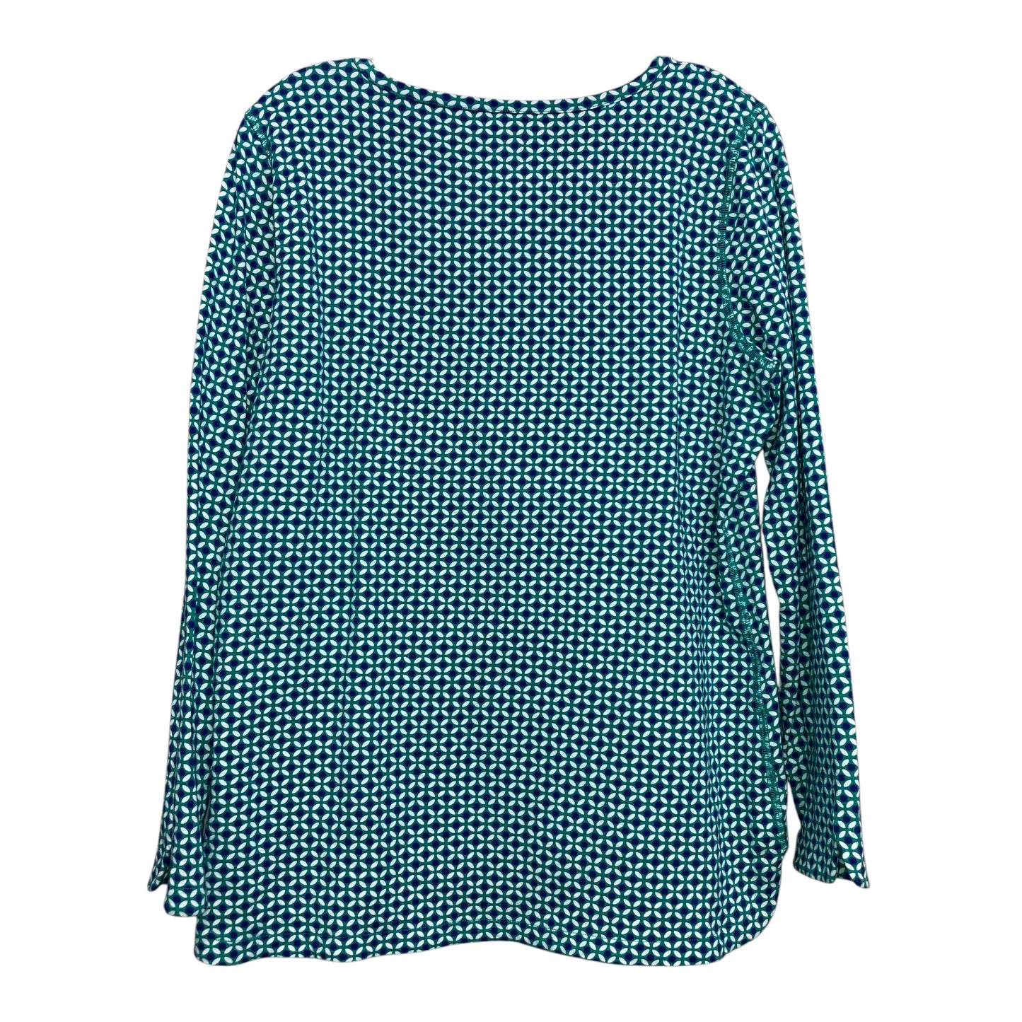 Top Ls By Talbots In Blue & Green, Size:L