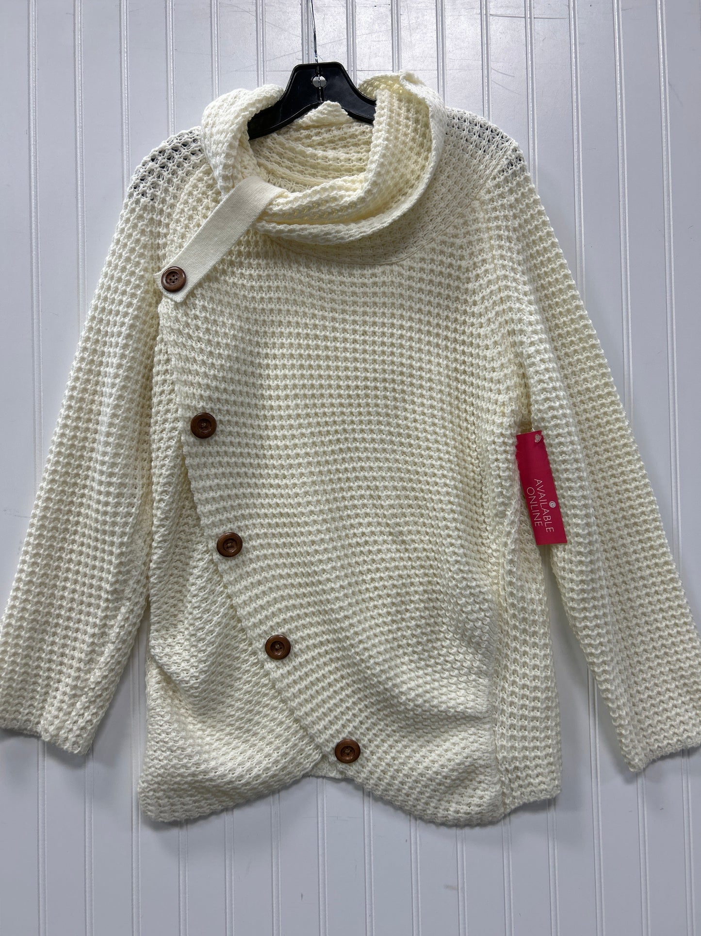 Sweater By Indigo Soul In Cream, Size:L