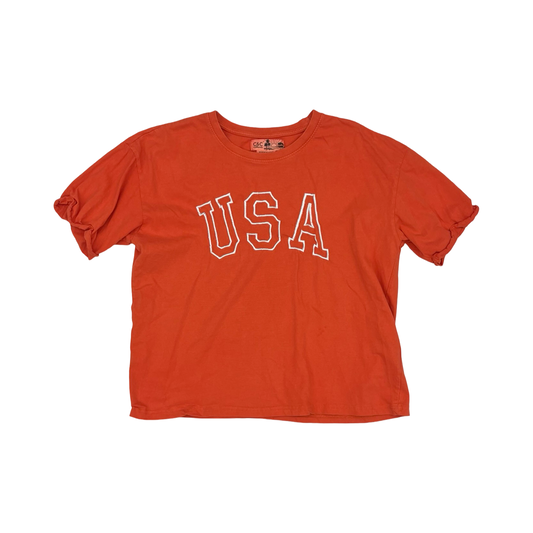 Top Ss By C And C In Orange, Size:L