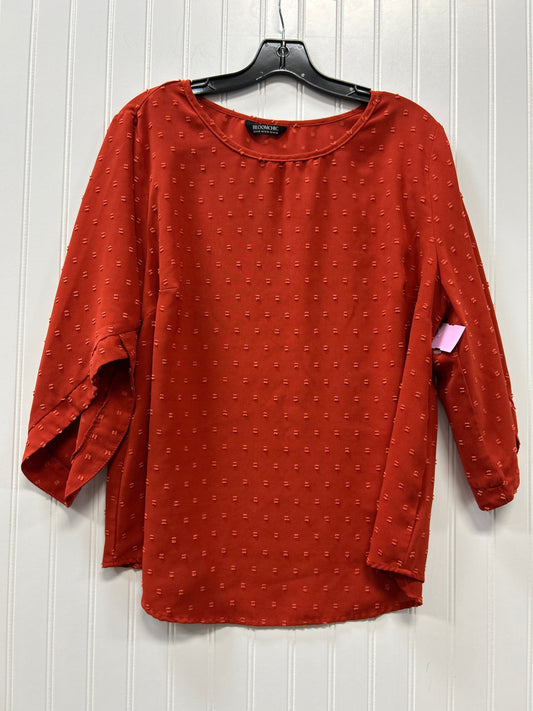 Top Ls By Bloomchic In Orange, Size:Xl