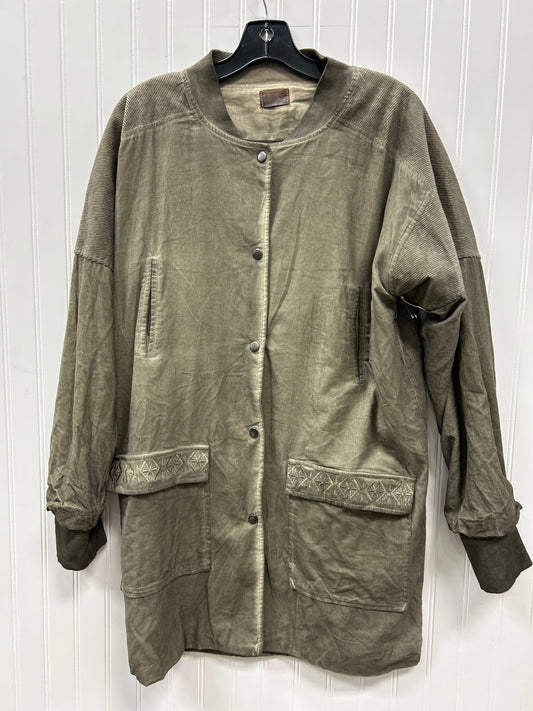 Jacket Fleece By Pol In Taupe, Size:M