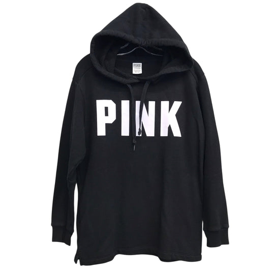Sweatshirt Hoodie By Pink In Black, Size:S