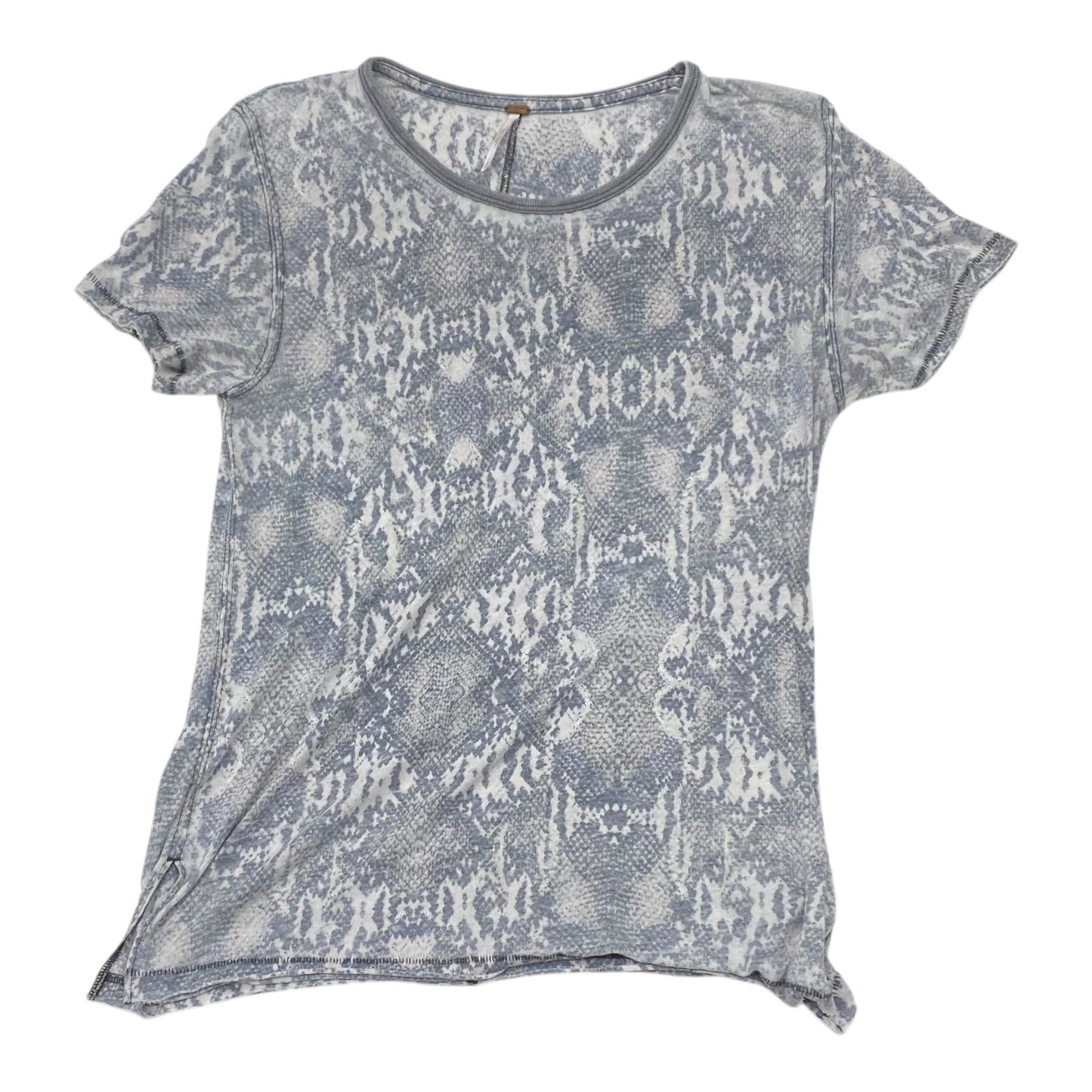 Top Ss By Free People In Snakeskin Print, Size:S