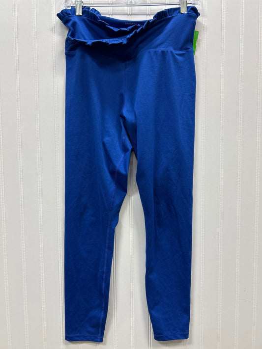 Athletic Leggings By Sincerely Jules In Blue, Size:L