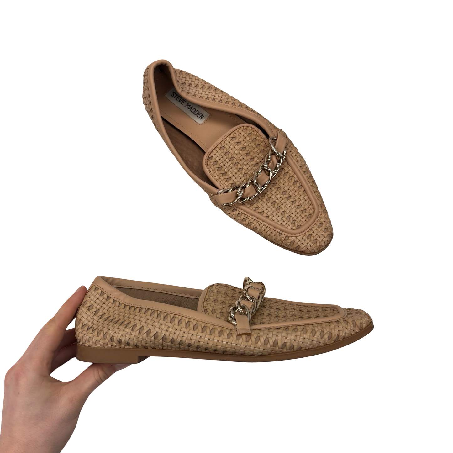 Shoes Flats By Steve Madden In Tan, Size:8.5