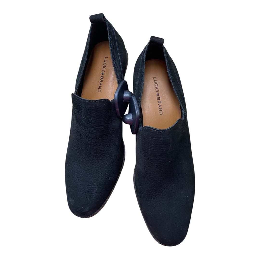 Shoes Heels Block By Lucky Brand In Black, Size:8
