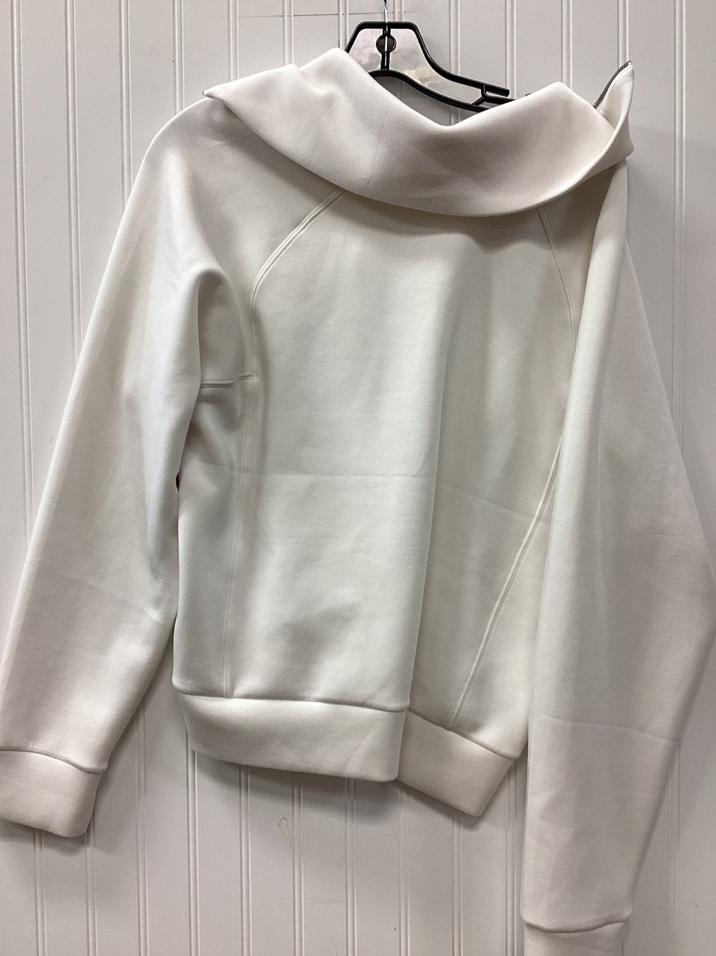 Athletic Sweatshirt Collar By Spanx In White, Size:Xl