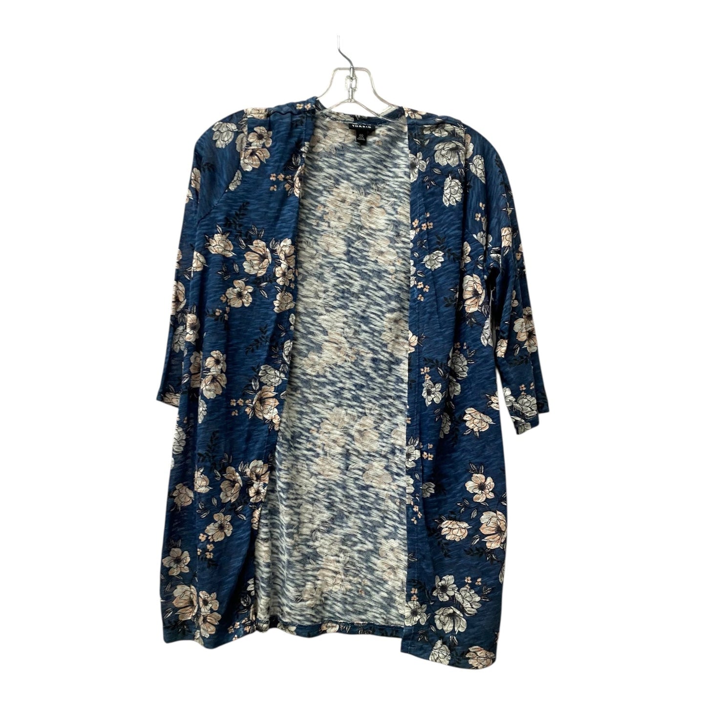 Cardigan By Torrid In Blue, Size:M