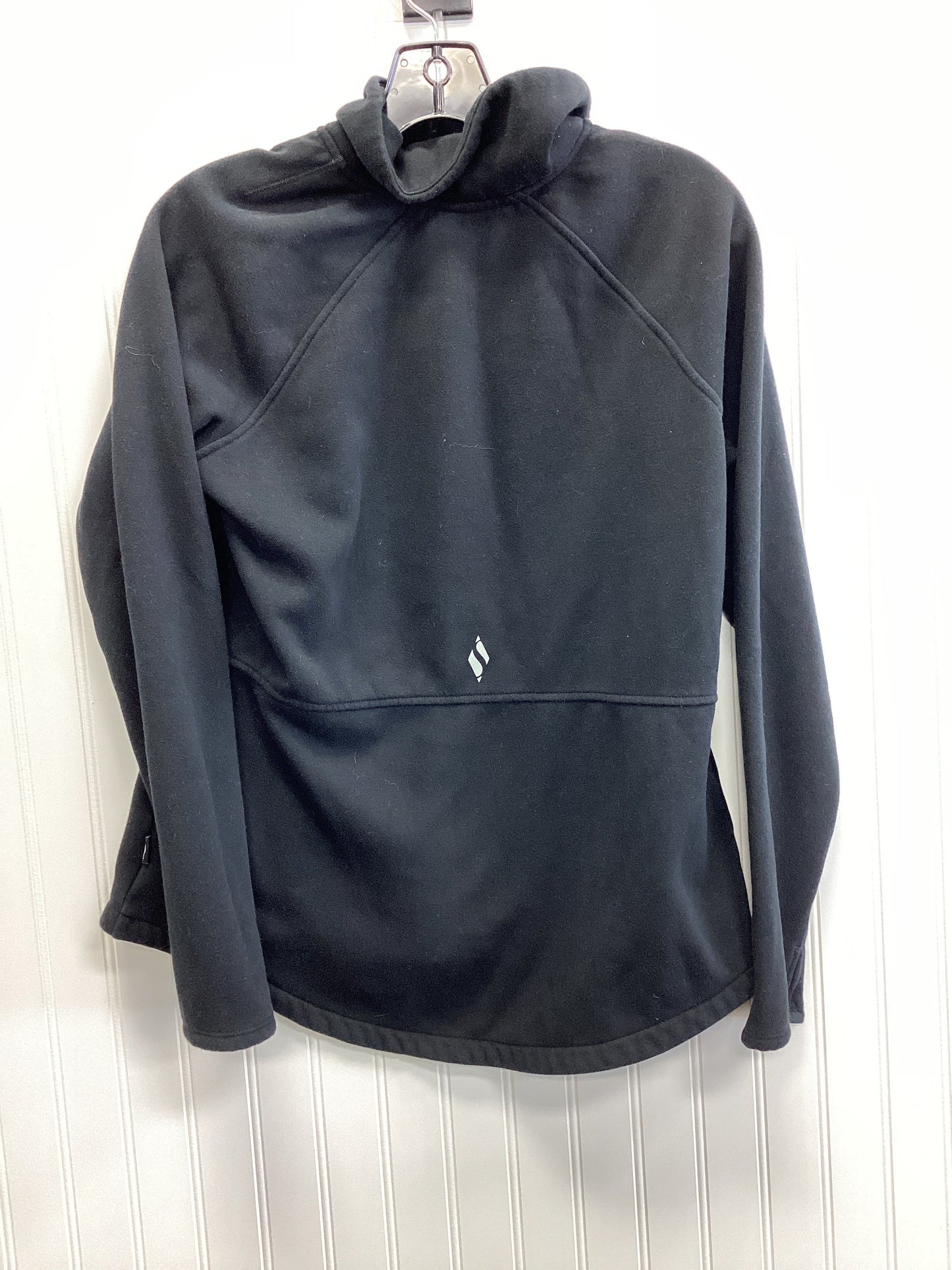 Athletic Jacket By Skechers In Black, Size:L
