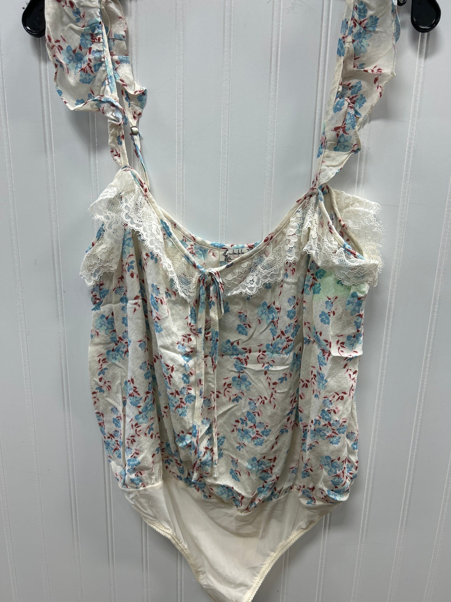Bodysuit By Free People In Cream, Size:L