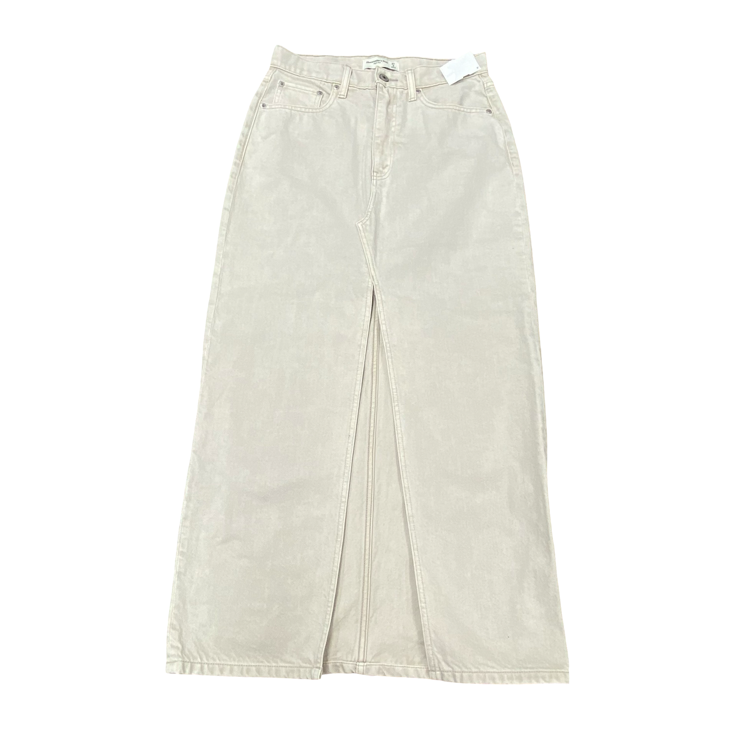 Skirt Maxi By Abercrombie And Fitch In Beige, Size:4