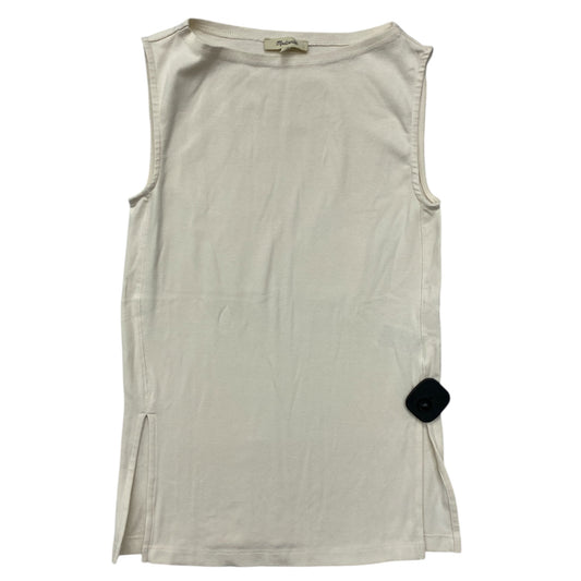 Top Sleeveless By Madewell In Cream, Size:Xs