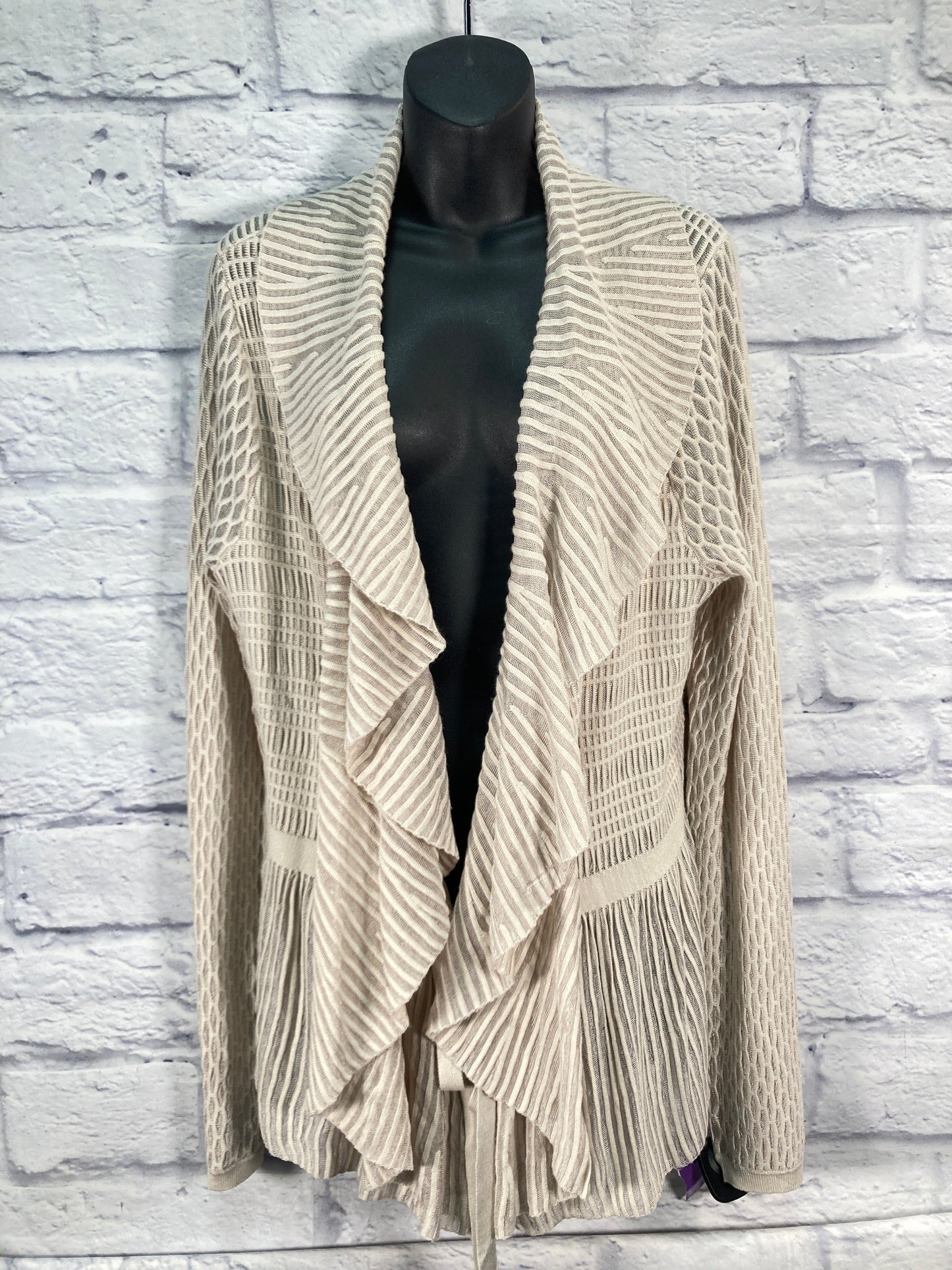 Cardigan By White House Black Market In Tan, Size: L