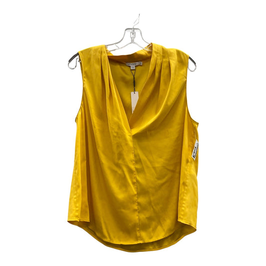 Top Sleeveless By Chicos In Yellow, Size:L