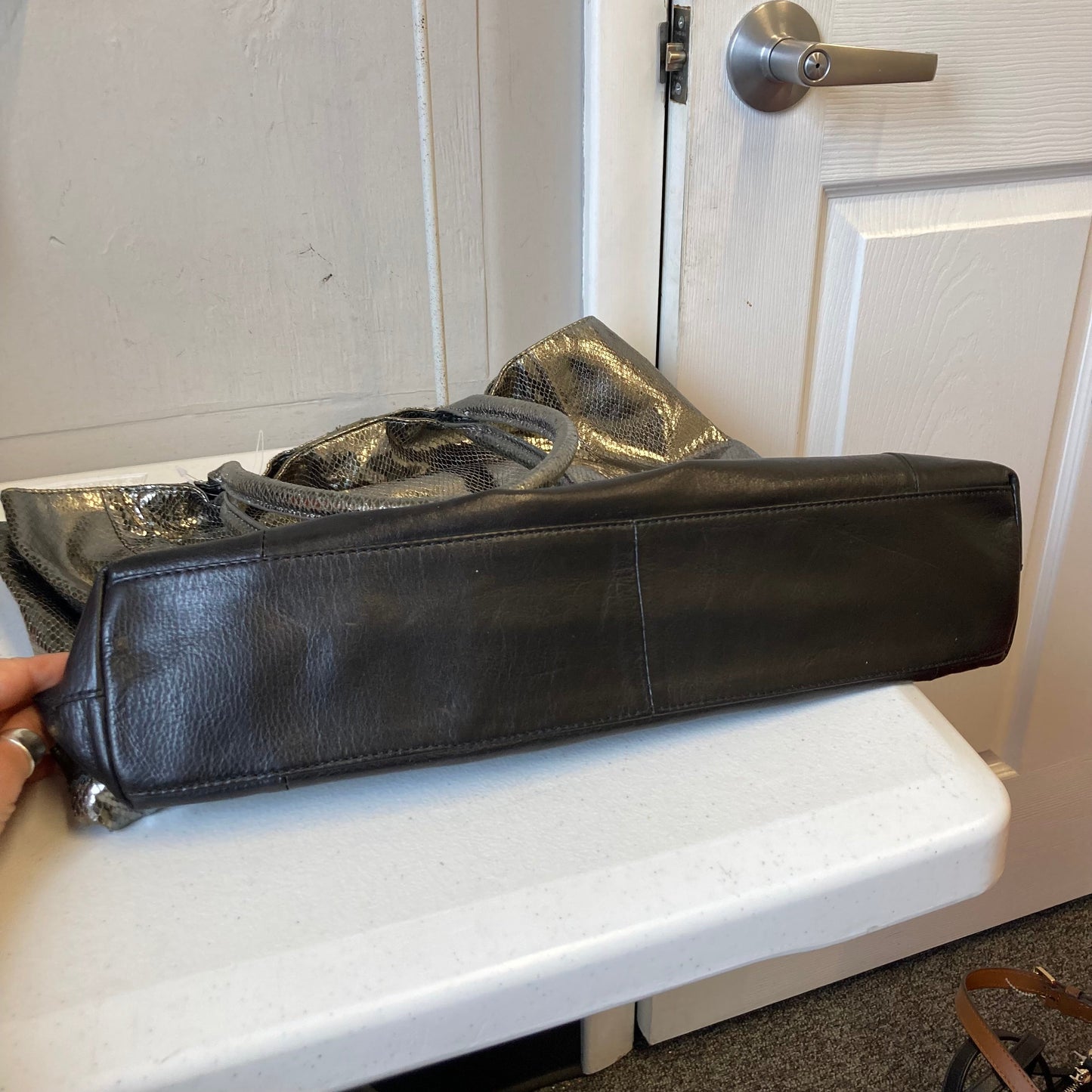 Tote By Margot In Silver, Size:Large