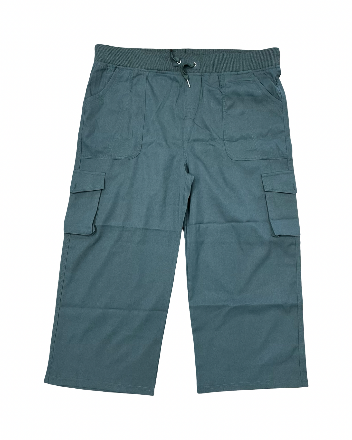 Pants Cropped By Clothes Mentor In Green, Size:3X