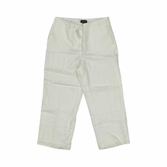 Pants Linen By Talbots In White, Size:10
