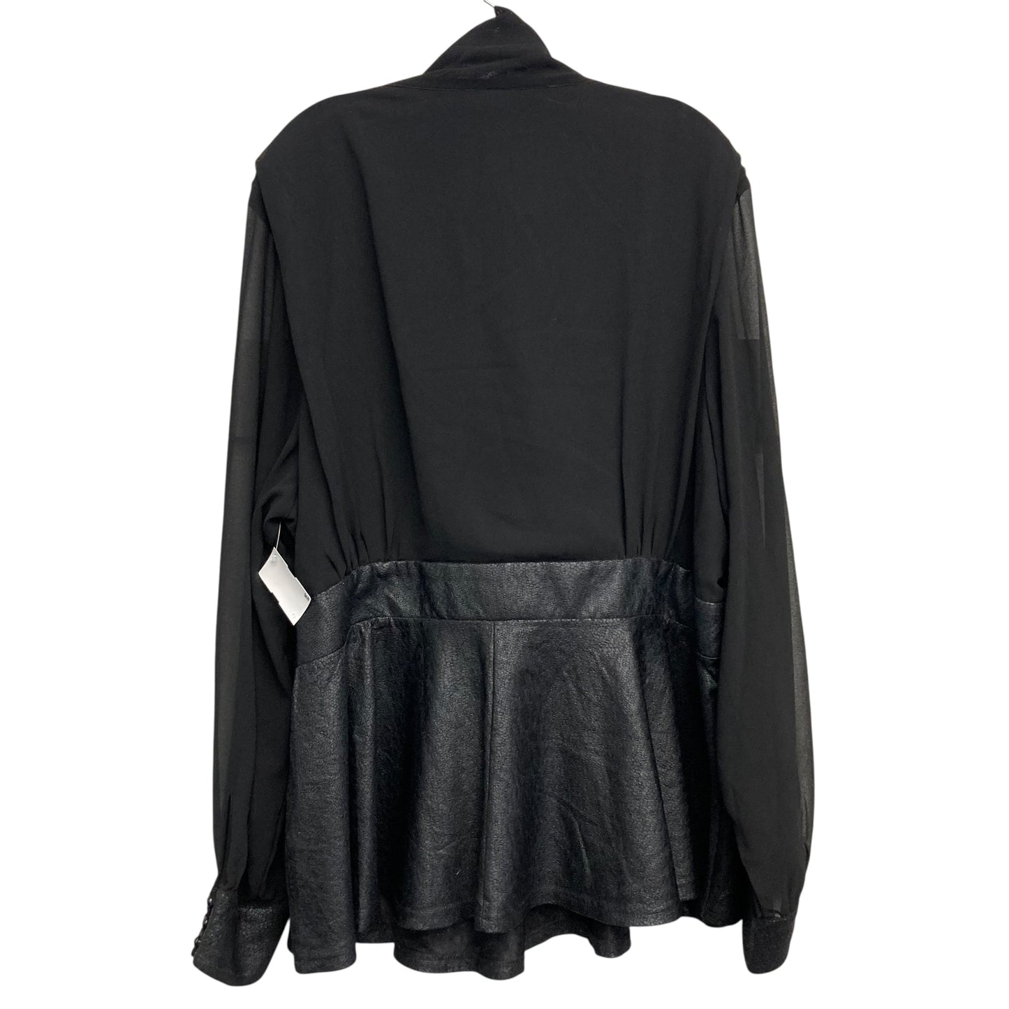 Top Ls By City Chic In Black, Size:1X