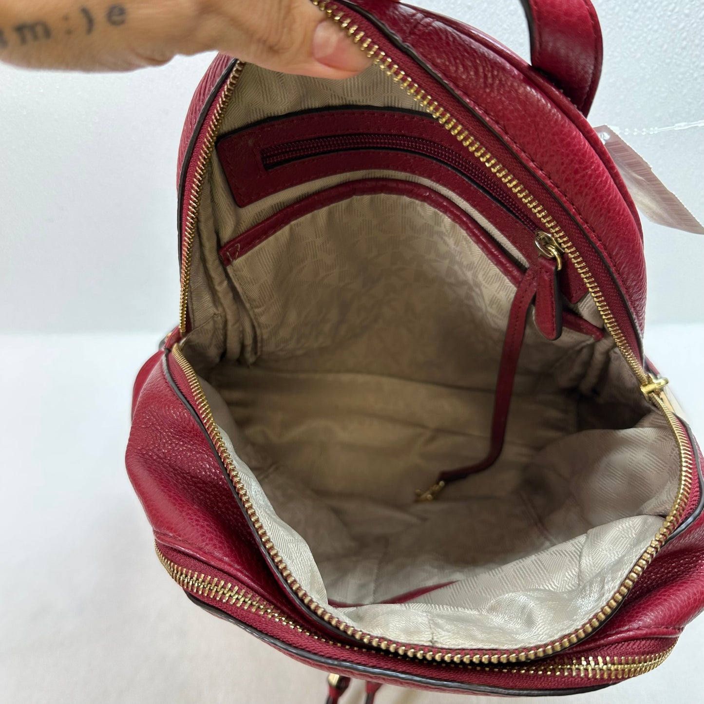 Backpack Designer By Michael Kors, Size: Medium
