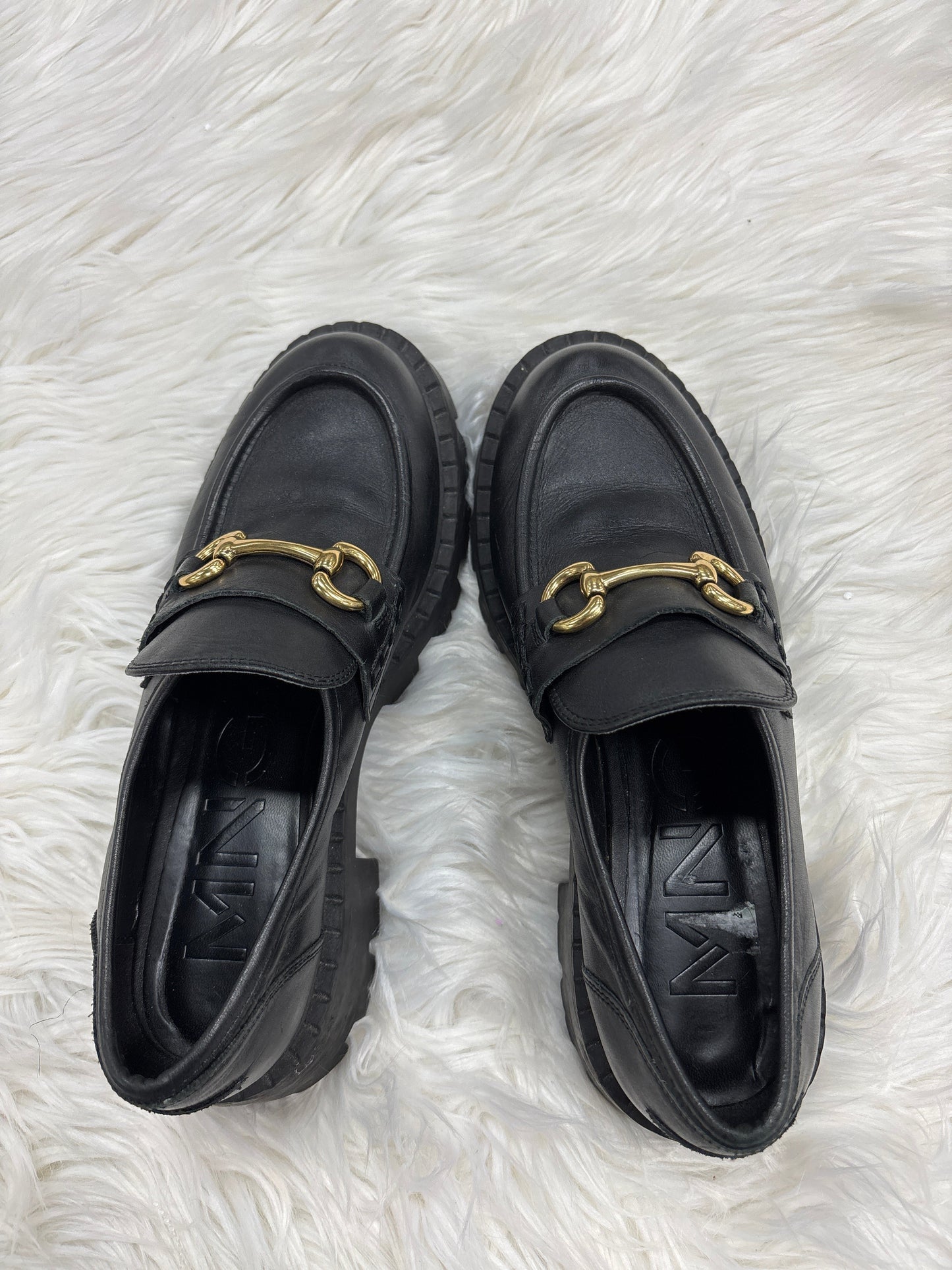 Shoes Flats By Mng In Black, Size:9