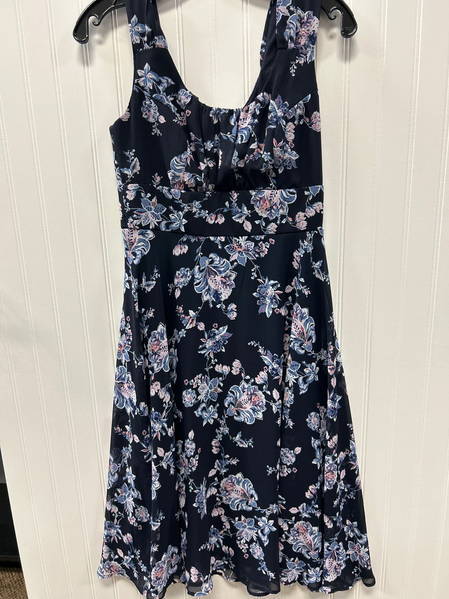 Dress Casual Midi By Roz And Ali In Blue, Size:2