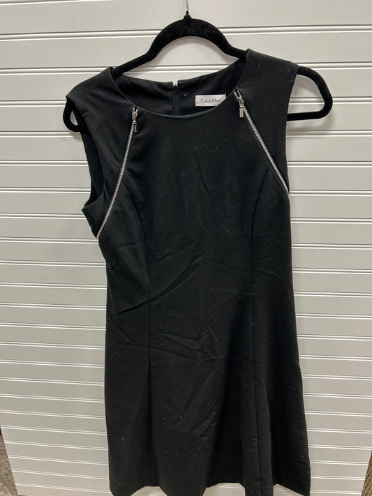 Dress Work By Calvin Klein In Black, Size:4