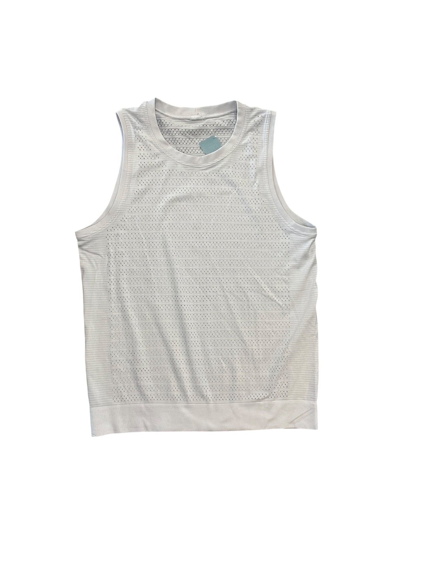 Athletic Tank Top By Lululemon In White, Size:S
