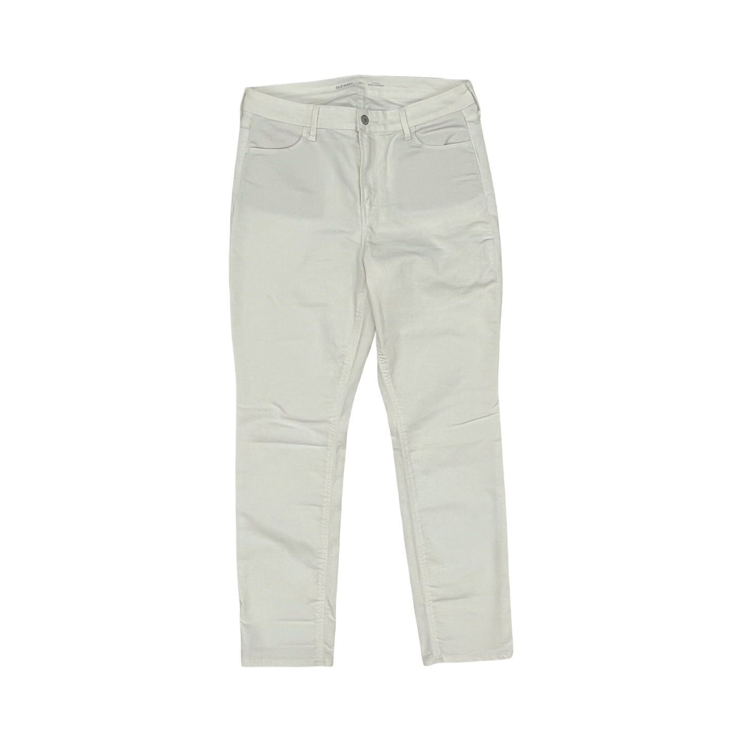 Jeans Skinny By Old Navy In Cream Denim, Size:14