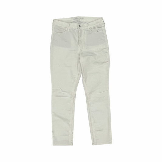 Jeans Skinny By Old Navy In Cream Denim, Size:14