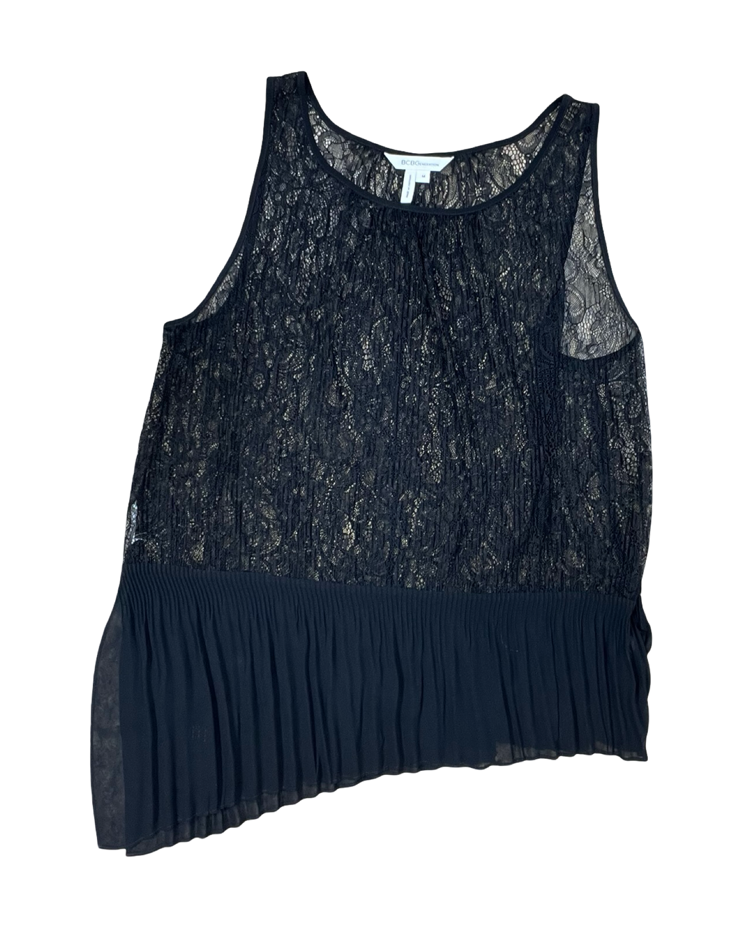 Top Sleeveless By Bcbg In Black, Size:M