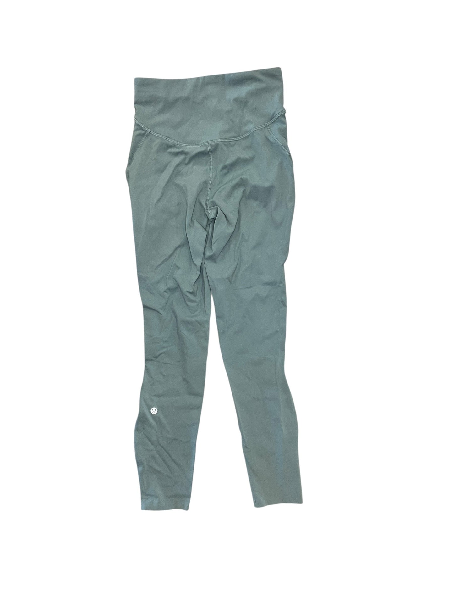 Athletic Leggings By Lululemon In Teal, Size:S