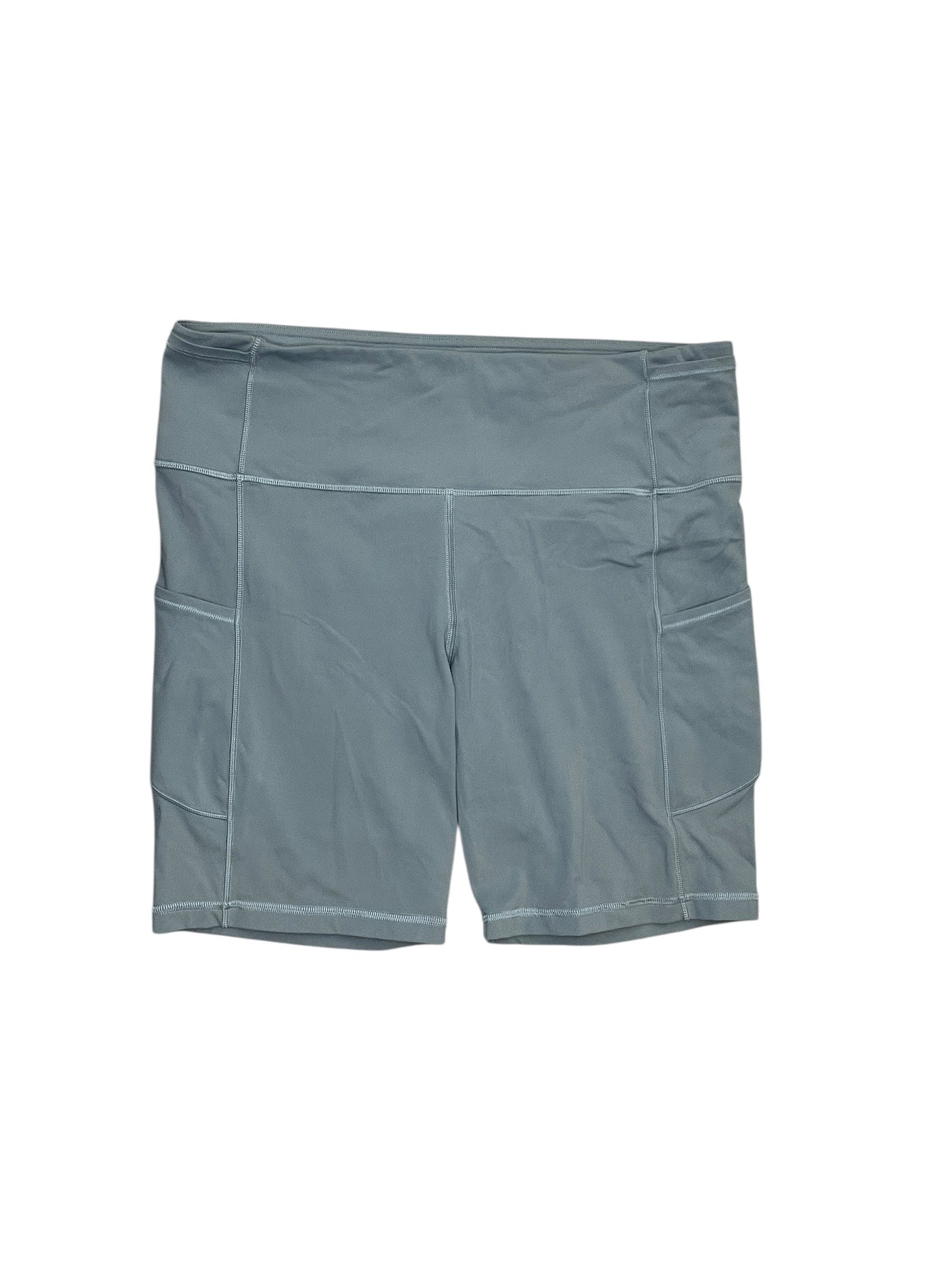 Athletic Shorts By Lululemon In Blue, Size:L