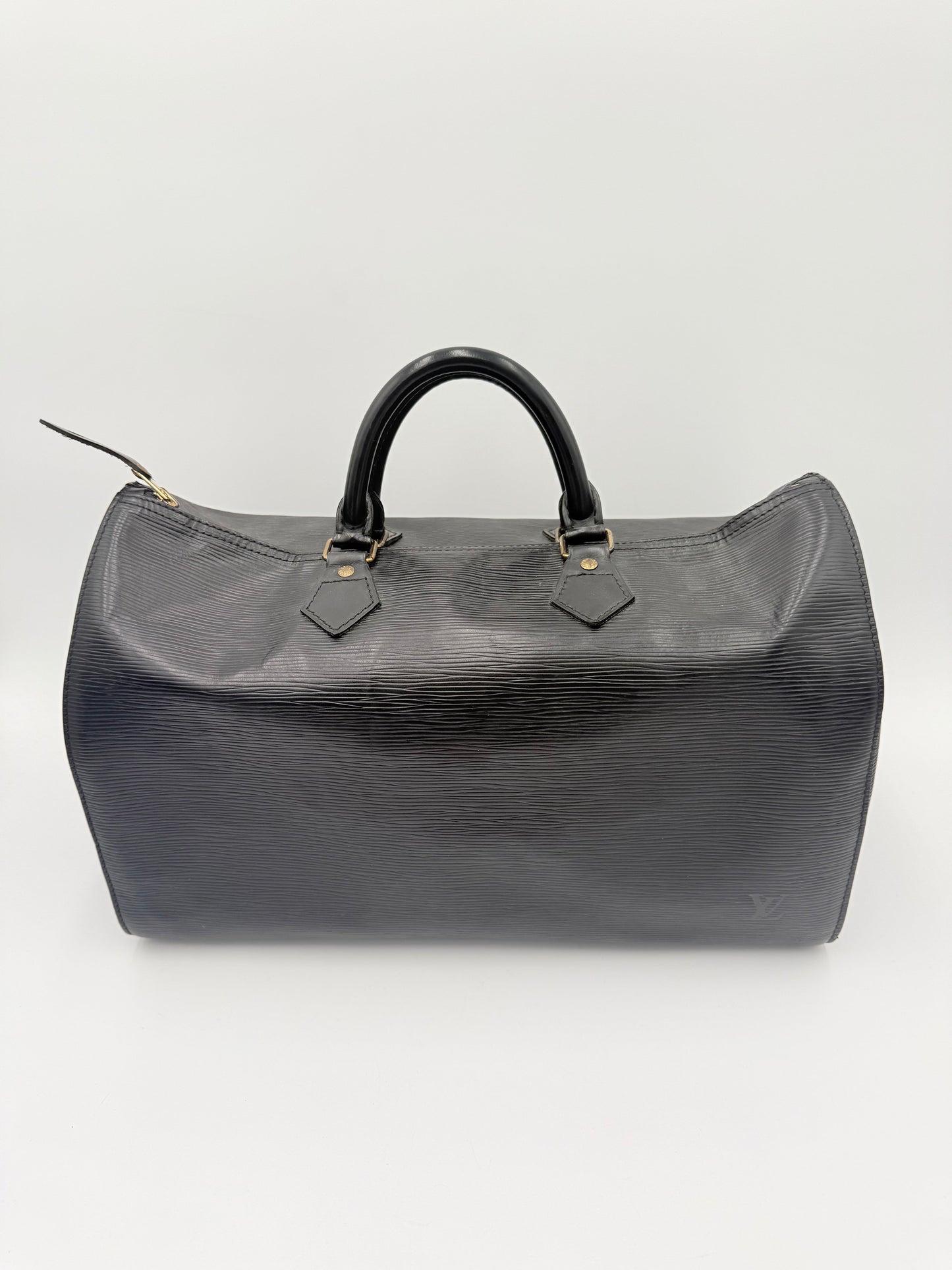 Handbag Luxury Designer By Louis Vuitton In Black, Size:Large
