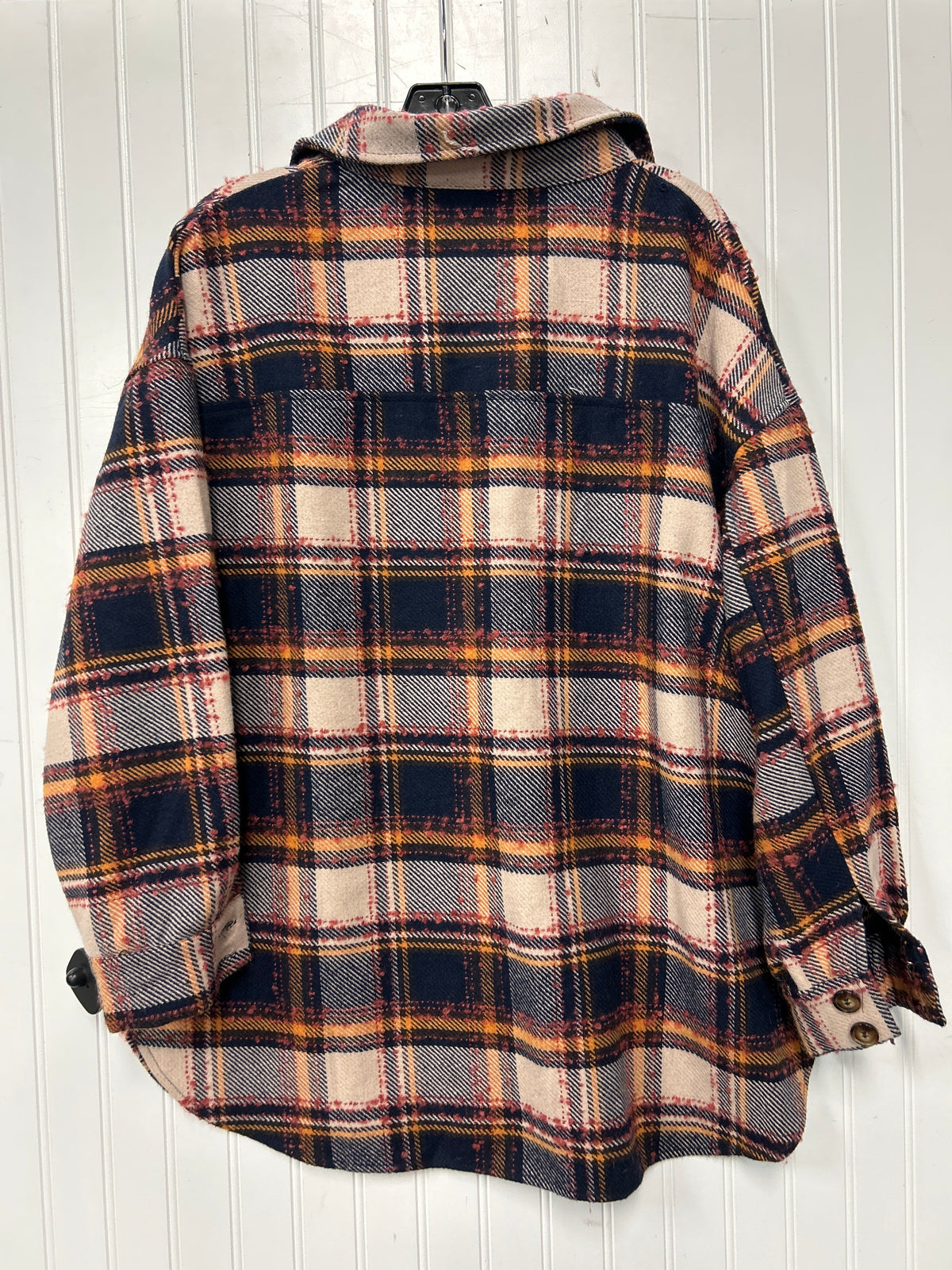 Jacket Fleece By Cmc In Plaid Pattern, Size:Xl