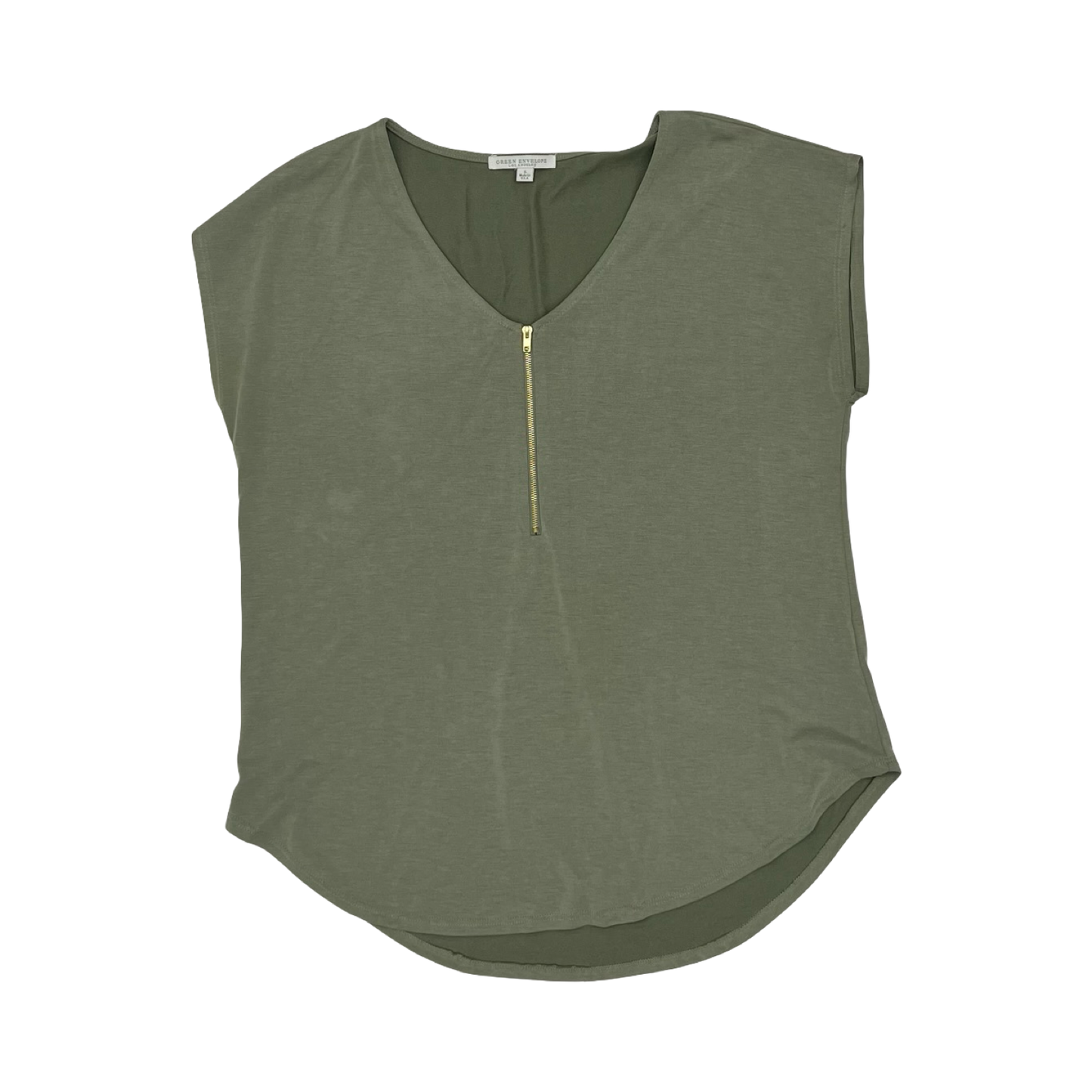 Top Ss By Green Envelope In Green, Size:L