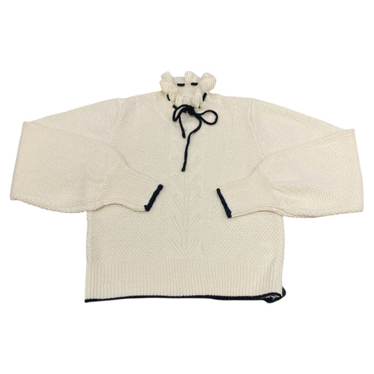 Sweater By Stellah In Black & Cream, Size:M