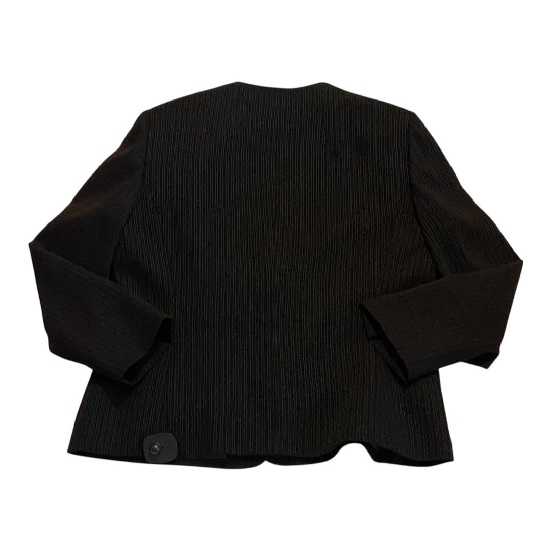 Blazer By Tahari By Arthur Levine In Black, Size:14P