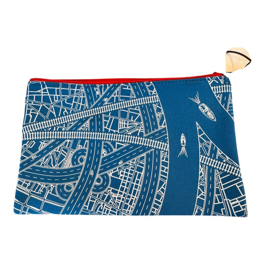 Makeup Bag By Emirates In Blue, Size:Small