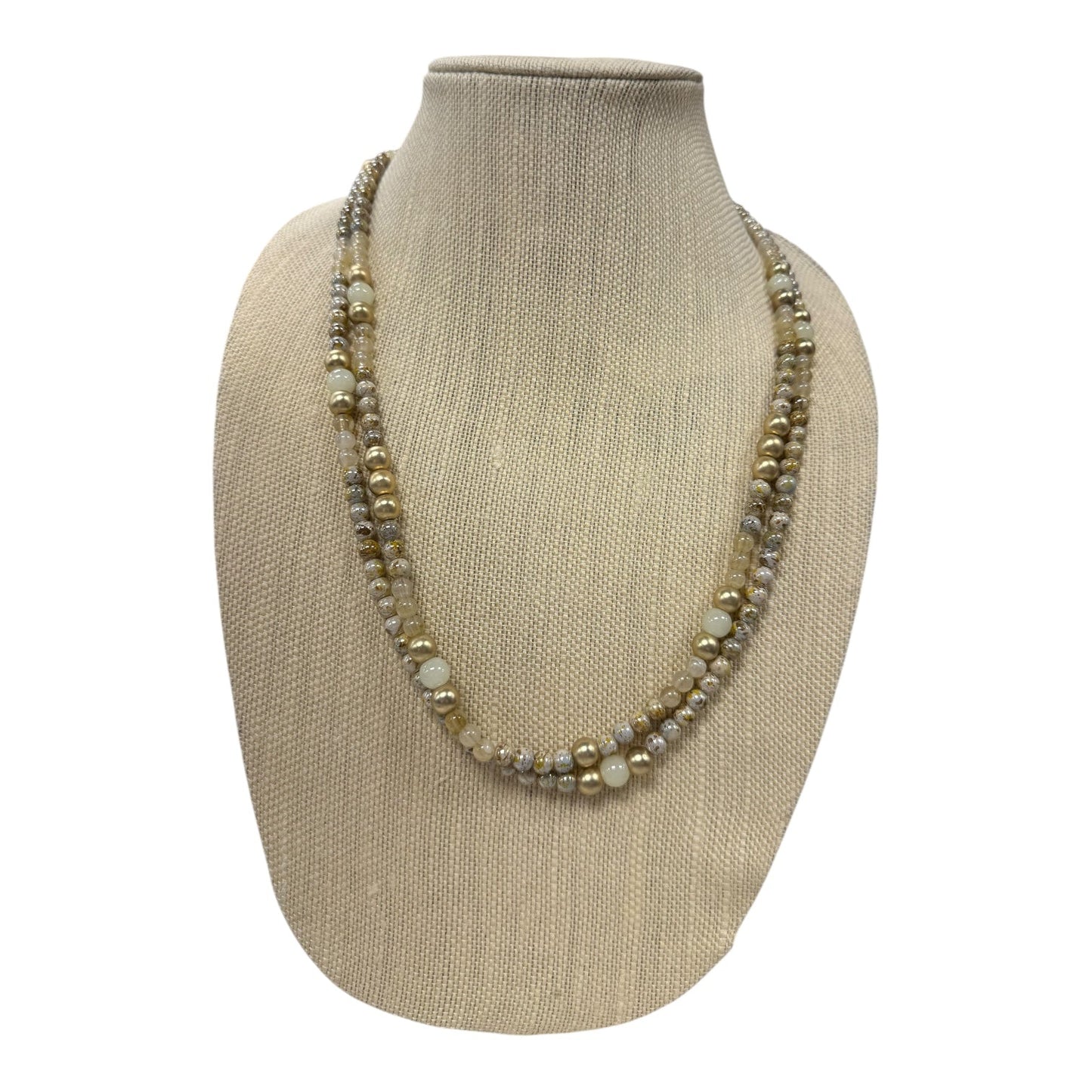 Necklace Statement By Chicos In Tan