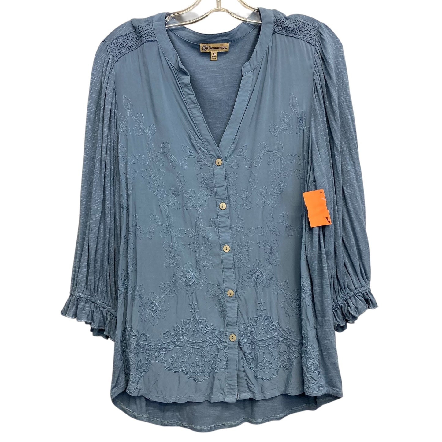 Top 3/4 Sleeve By Democracy In Blue, Size:Xl