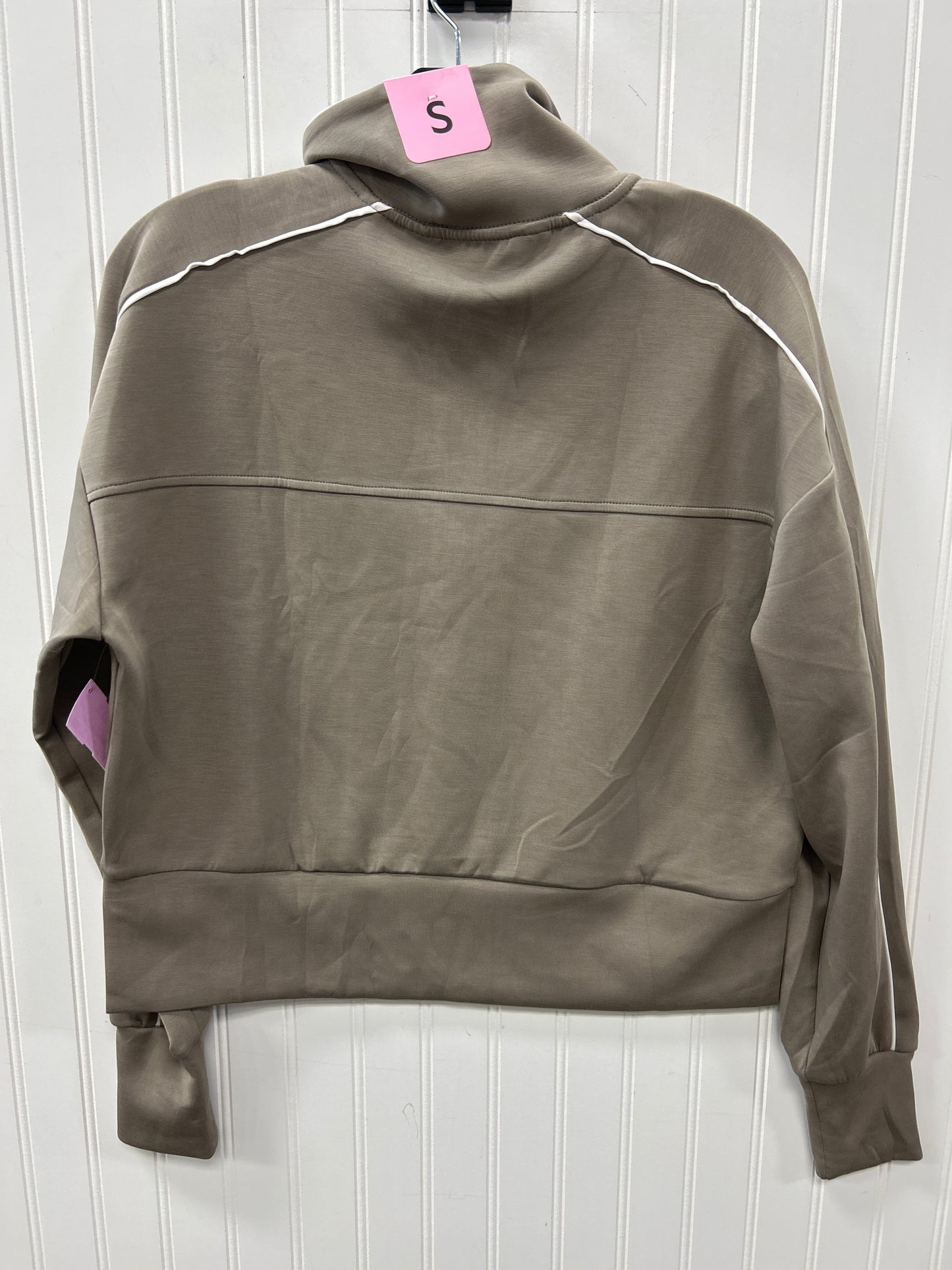 Athletic Top Ls Collar By Members Mark In Taupe, Size:S