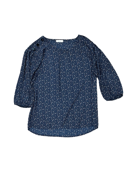 Top 3/4 Sleeve By Les Amis In Bronze, Size:S