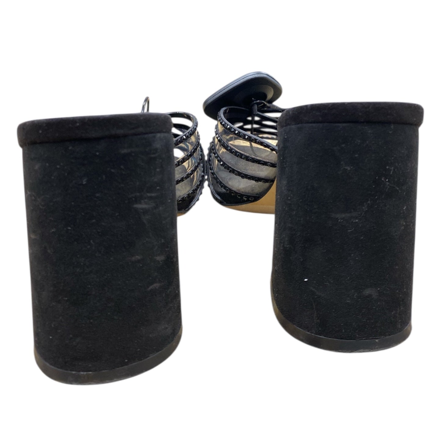 Sandals Heels Block By Cmc In Black, Size:6