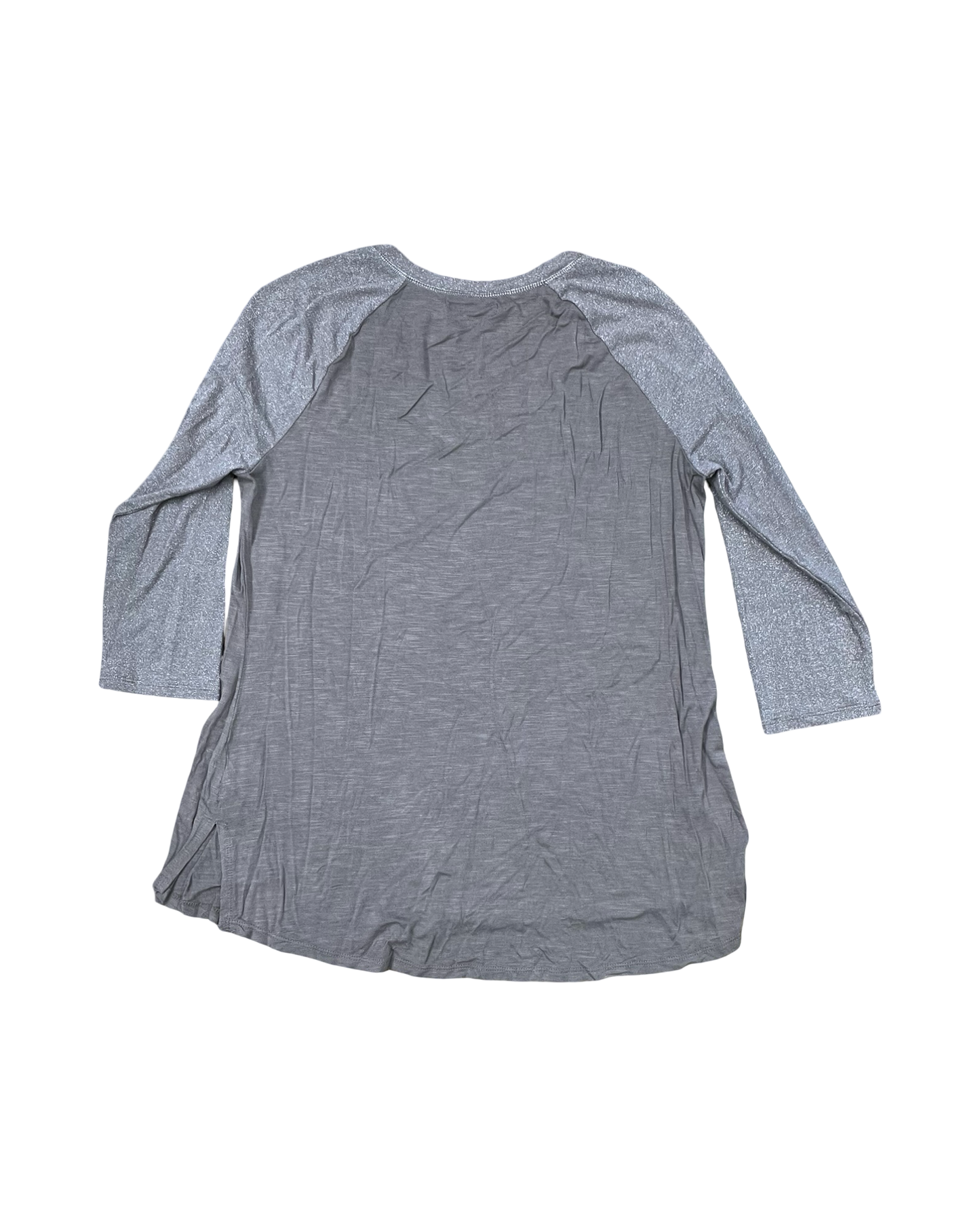 Top 3/4 Sleeve By Maurices In Grey, Size:M