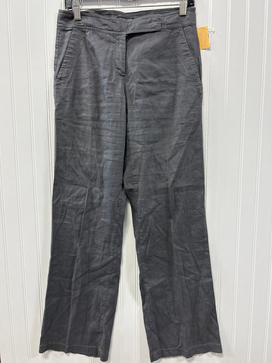 Pants Linen By Eileen Fisher In Grey, Size:4