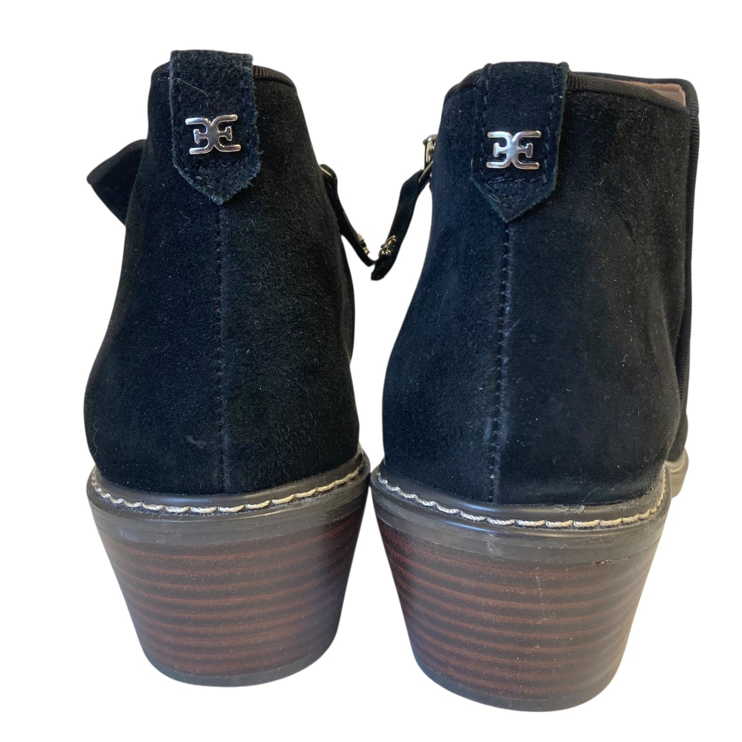 Boots Ankle Flats By Sam Edelman In Black, Size:9
