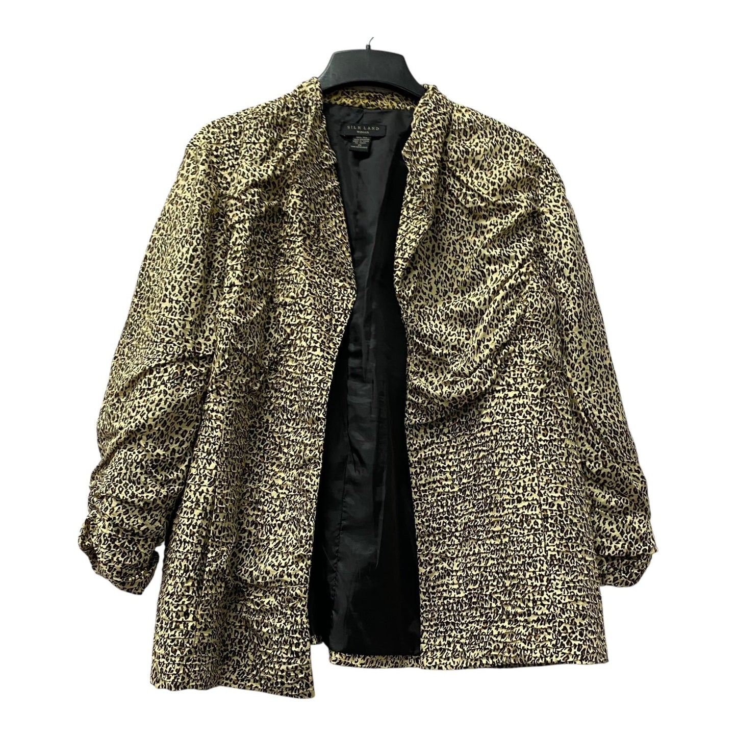 Blazer By Silkland In Animal Print, Size:2X