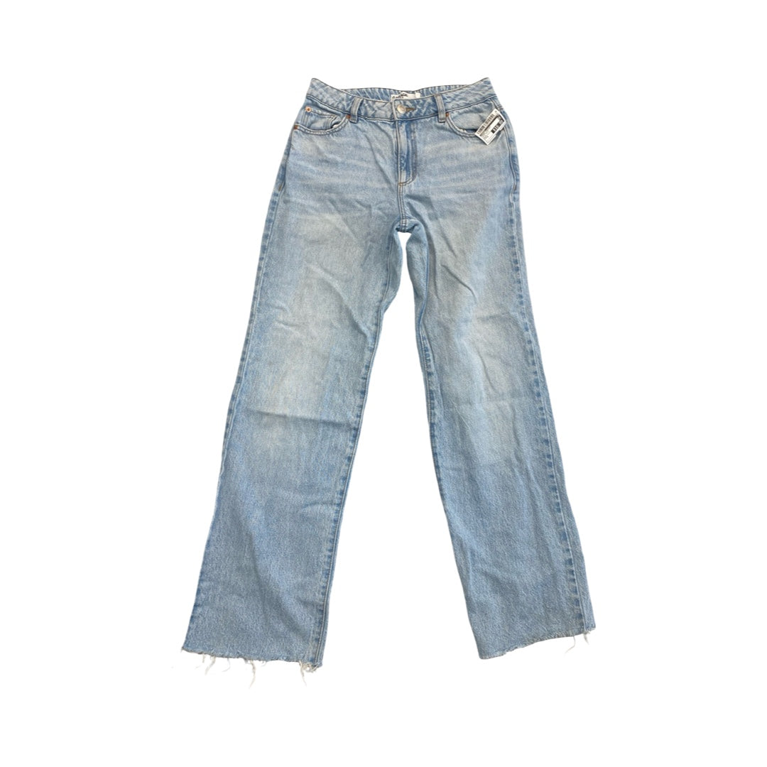Jeans Straight By Garage In Blue Denim, Size:4